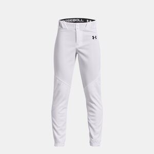 Youth Under Armour White Utility Baseball Pants size Youth Small like new